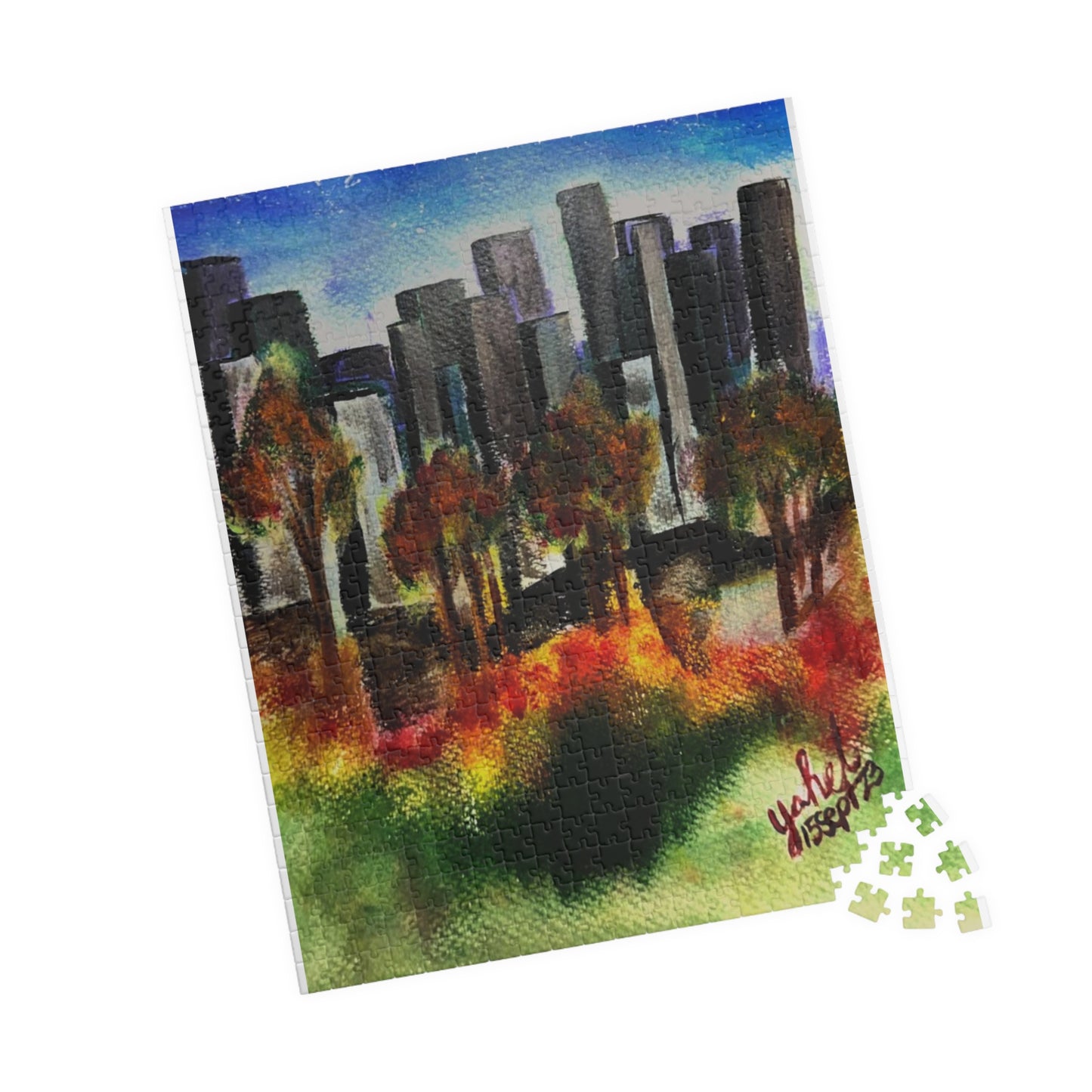 "The Autumn Municipality" Puzzle (110, 252, 500, 1014-piece)