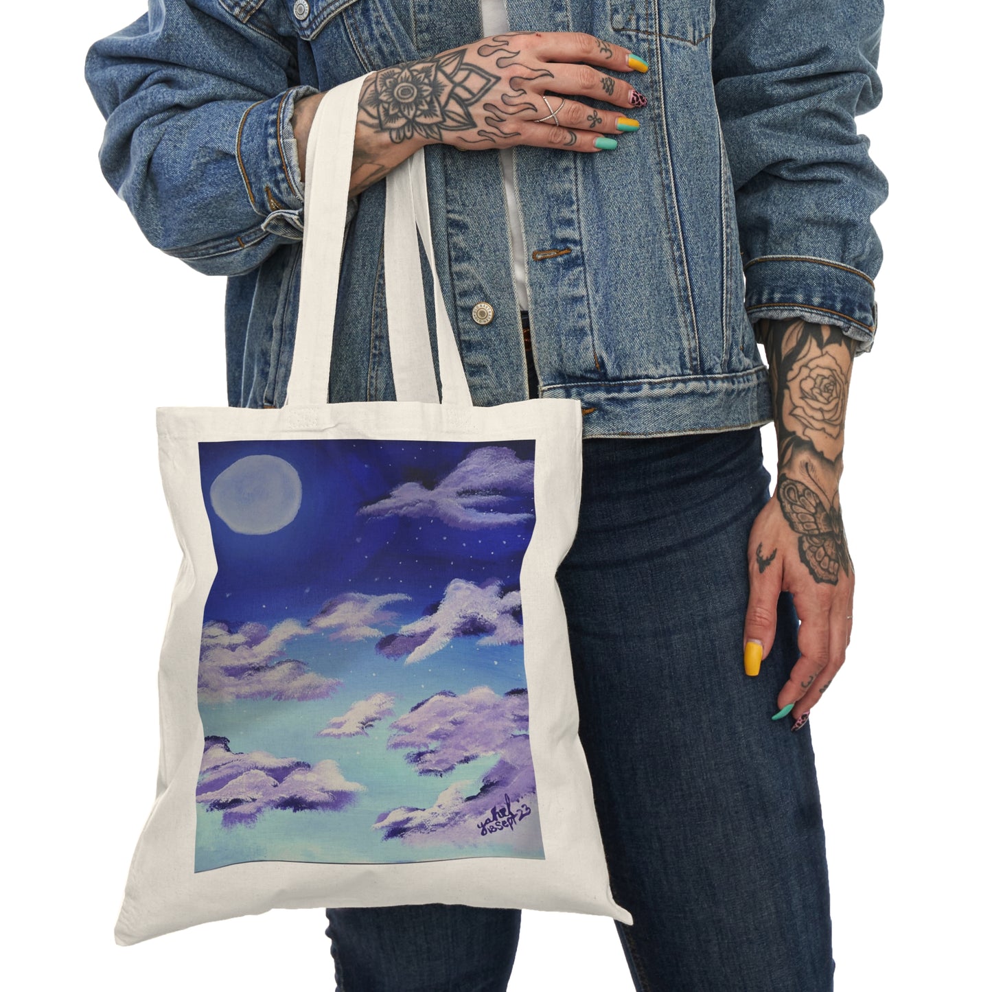 "Summer Night Skies" Canvas Tote Bag