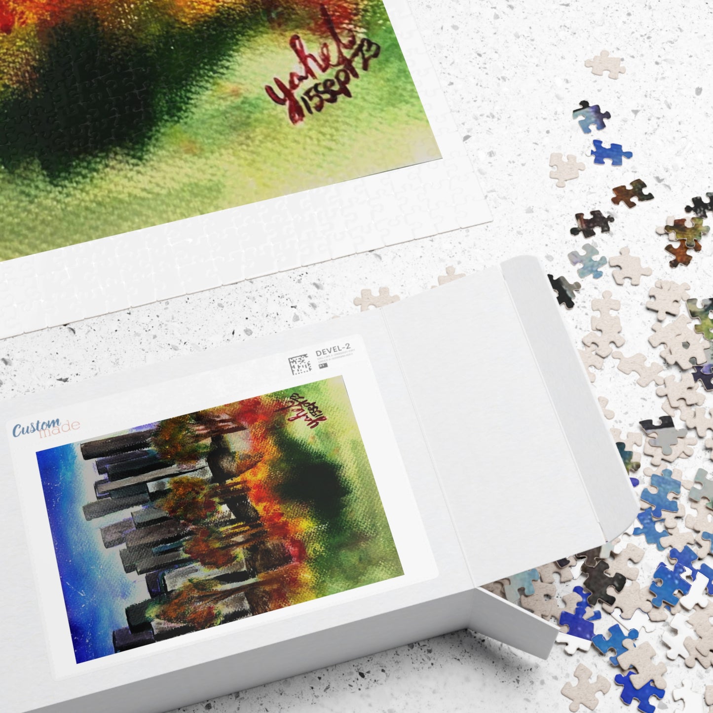 "The Autumn Municipality" Puzzle (110, 252, 500, 1014-piece)