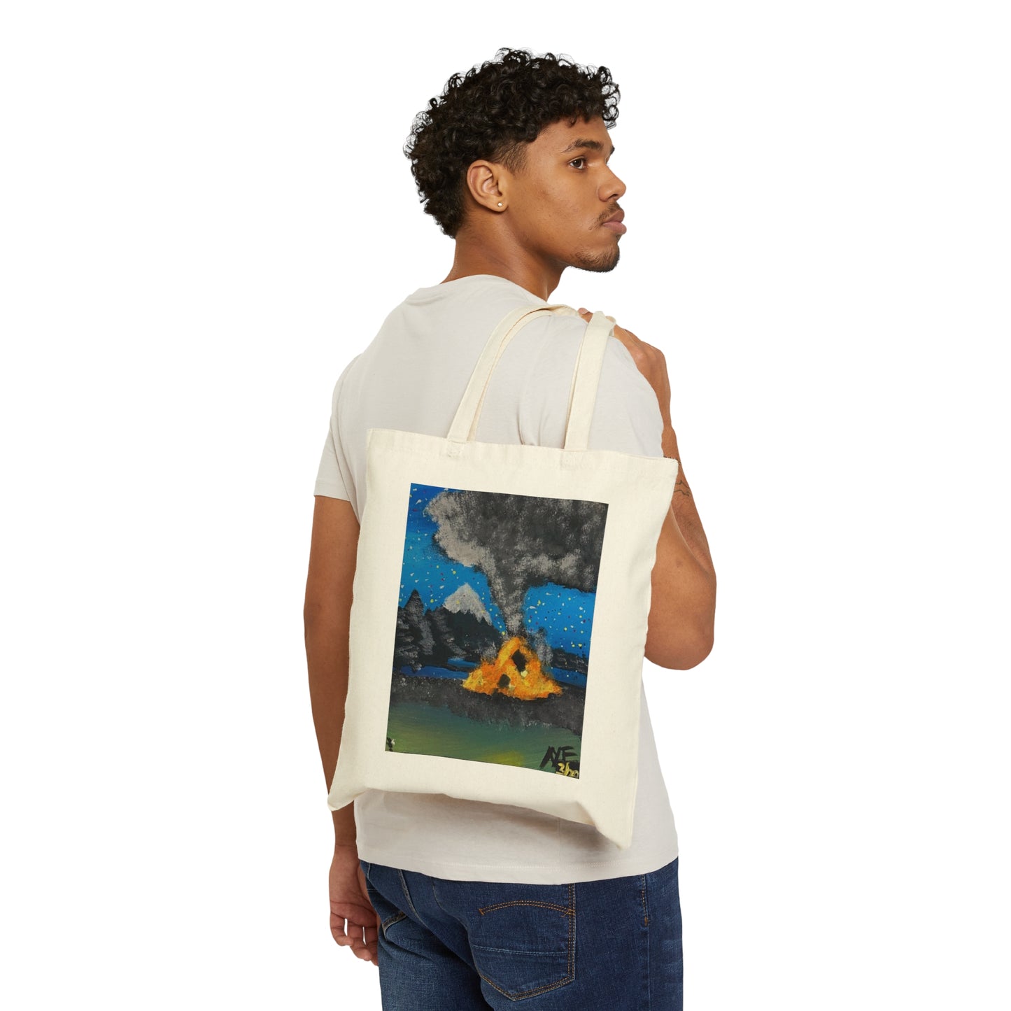 "The Bonfire" Canvas Tote Bag