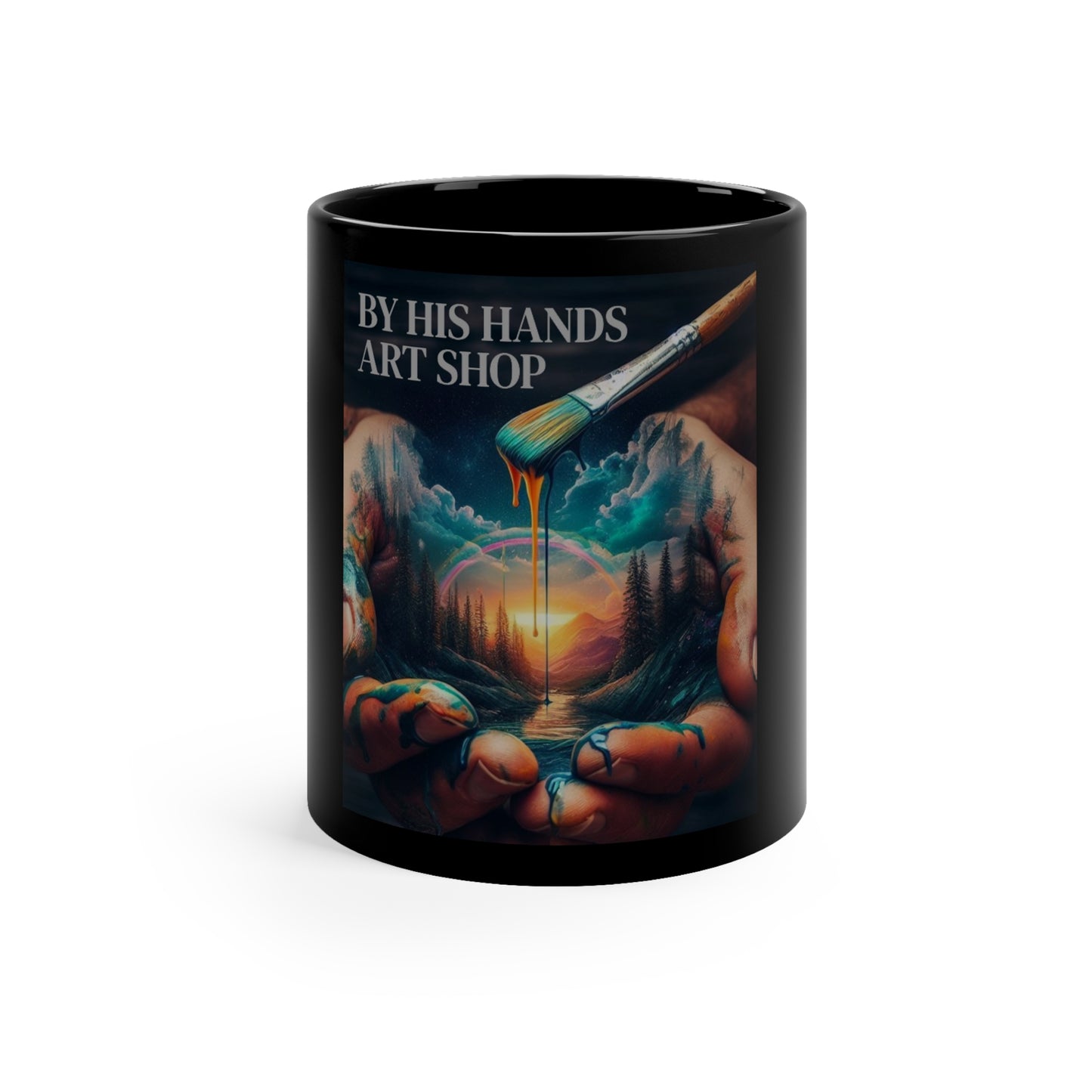 11oz Black Mug