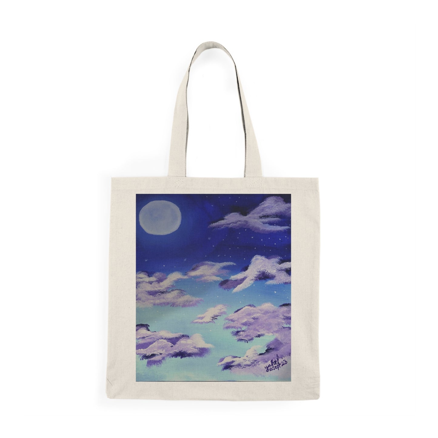 "Summer Night Skies" Canvas Tote Bag