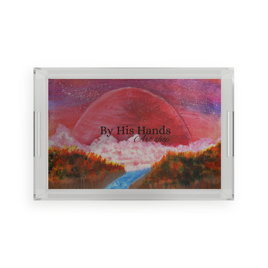 Painted Serving Tray